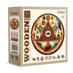 Wooden City 505 db-os fa puzzle - Az univerzum szeme (HE0181-XL)