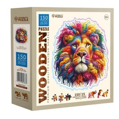Wooden City 150 db-os fa puzzle - Pamut oroszlán (HE0204-M)