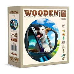 Wooden City 250 db-os fa puzzle - Boldog kutya (HE0305-L)