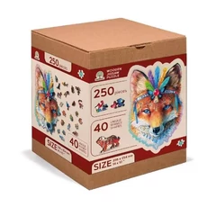 Wooden City 250 db-os fa puzzle - Misztikus róka (NB0094-L)