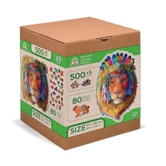 Wooden City 505 db-os fa puzzle - Misztikus oroszlán (NB0095-XL)