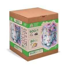 Wooden City 505 db-os fa puzzle - Misztikus tigris (NB0096-XL)