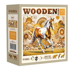 Wooden City 505 db-os fa puzzle - Előkelő paripa (NB0702-L)