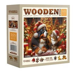 Wooden City 505 db-os fa puzzle - Karácsonyi barátok (NB0704-L)