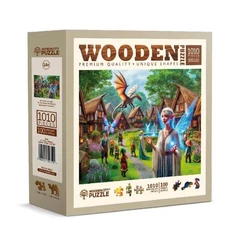 Wooden City 1010 db-os fa puzzle - Tündérfalva (NB0813-XL)