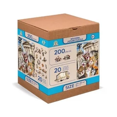 Wooden City 200 db-os fa puzzle - Cicák Londonban (NB200-0021-M)