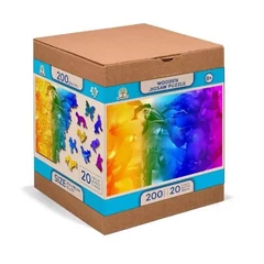 Wooden City 200 db-os fa puzzle - Madarak paradicsoma (NB200-0032-M)