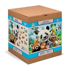 Wooden City 200 db-os fa puzzle - Üdvözlünk a dzsungelben! (NB200-0068-M)