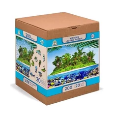 Wooden City 200 db-os fa puzzle - A kincses szoget (NB200-0122-M)