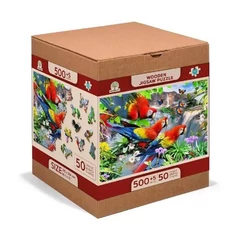 Wooden City 505 db-os fa puzzle - Papagájok szigete (NB505-0007-L)