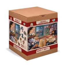 Wooden City 505 db-os fa puzzle - Otthonos menedék (NB505-0145-L)