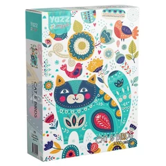 Yazz 1000 db-os puzzle - Cat & Birds (3896)