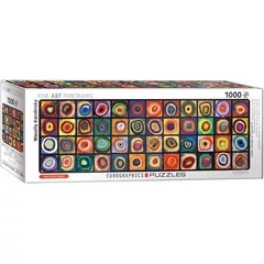 EuroGraphics 1000 db-os Panoráma puzzle - Color Study of Squares, Kandinsky (6010-5443)