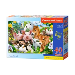 Castorland 40 db-os MAXI puzzle - Farm Friends (B-040339)