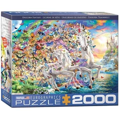 EuroGraphics 2000 db-os puzzle - Unicorn Fantasy (8220-5551)