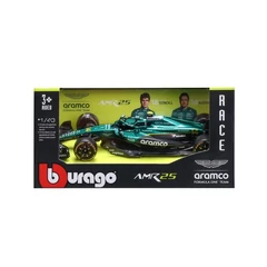 Bburago F1 versenyautó - Aston Martin AMR25 Fernando Alonso 1/43 (38250)