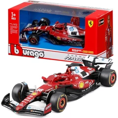 Bburago F1 versenyautó - Ferrari SF-25 Charles Leclerc 1/43 (36853)