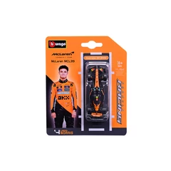 Bburago F1 versenyautó - Mclaren MCL39 Lando Norris 1/64 (58001)