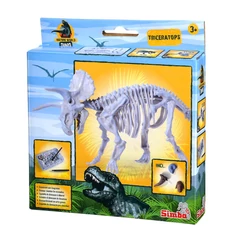 Nature World - Fluoreszkáló Triceratops régészeti játékszett (104342547)