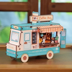 Cartartem - Café Bus DIY mini Könyvtámasz (CT102)
