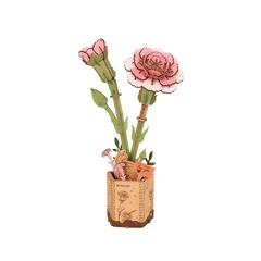 Rowood - Pink Carnation 3D fa puzzle (TW051)
