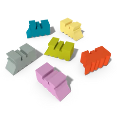 A gőz kora - Deluxe kiadás - Fa gőzmozdonyok 150 db (DEL102266)