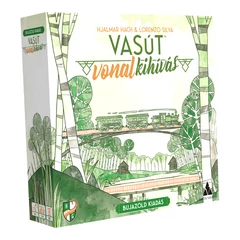 Vasútvonal kihívás társasjáték - Bujazöld kiadás (DEL34728)