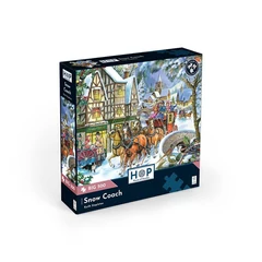 House of Puzzles 500 db-os XXL puzzle - Snow Coach (HP0545)