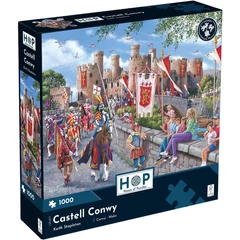 House of Puzzles 1000 db-os puzzle - Castell Conwy  (HP0817)
