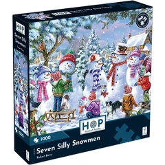 House of Puzzles 1000 db-os puzzle - Seven Silly Snowmen (HP0779)