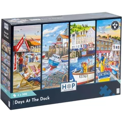 House of Puzzles 4 x 500 db-os puzzle - Days At The Dock (HP0768)