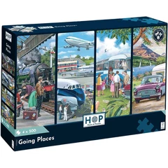 House of Puzzles 4 x 500 db-os puzzle - Going Places (HP0824)