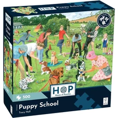 House of Puzzles 500 db-os puzzle - Puppy School  (HP0808)
