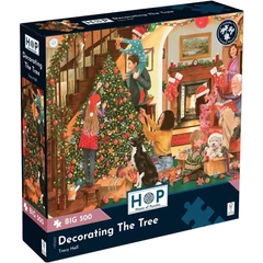House of Puzzles 500 db-os XXL puzzle - Decorating The Tree (HP0620)