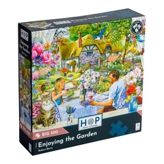 House of Puzzles 500 db-os XXL puzzle - Enjoying the Garden (HP0611)