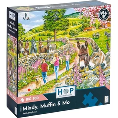 House of Puzzles 500 db-os XXL puzzle - Mindy, Muffin & Mo (HP0544)