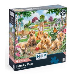 House of Puzzles 500 db-os XXL puzzle - Mucky Pups (HP0556)