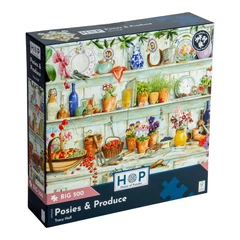 House of Puzzles 500 db-os XXL puzzle - Posies & Produce (HP0650)