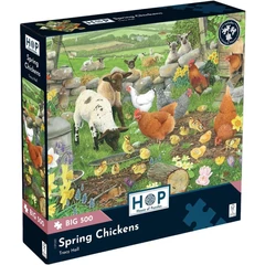House of Puzzles 500 db-os XXL puzzle - Spring Chickens (HP0811)