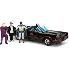 Jada - DC Comics Batman - Batmobil jármű - 4 db-os figura csomag 1:24 (253215011)