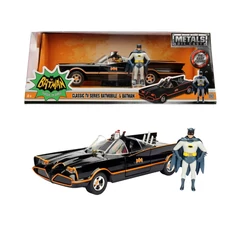 Batman - Batmobile fém autómodell figurával - 1966 Classic - 20 cm (253215001)