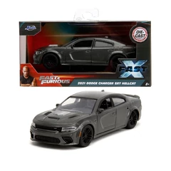 Jada Toys 9324075300W01 Fast and Furious 2021 Dodge Charger SRT Hellcat fém autómodell 1:32