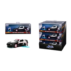 Jada - Marvel - Ghost Spider Pókember - 1990 Mazda Miata fém autómodell figurával - 1-32 (253223014)