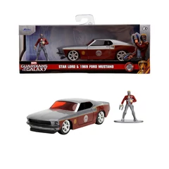 Jada - Marvel - Galaxis őrzői Star Lord - 1969 Ford Mustang fém autómodell figurával - 1-32 (253223017)