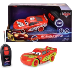 Jada RC Verdák 3 Glow Racers - Villám McQueen távirányítós autó - 1:32