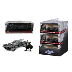 Jada Toys 9331706314R00 Batman Justice League Batmobile fém autómodell, figurával 1:32