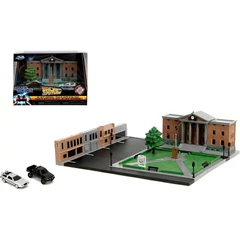 Jada Toys 9334804314R00 Vissza a jövőbe - Clock Tower NanoScene dioráma játékszett