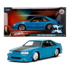 Jada Toys 9334922314R00 Fast and Furious 1989 Ford Mustang GT fém autómodell 1:24