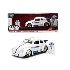 Jada Toys 9336912314R00 Star Wars - R2D2 - 1959 Volkswagen Drag Beetle fém autómodell figurával - 1:24