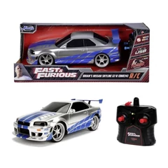 Jada Toys 9399370314R03 Fast and Furious RC Távirányítós autó Nissan Skyline GTR 1:16